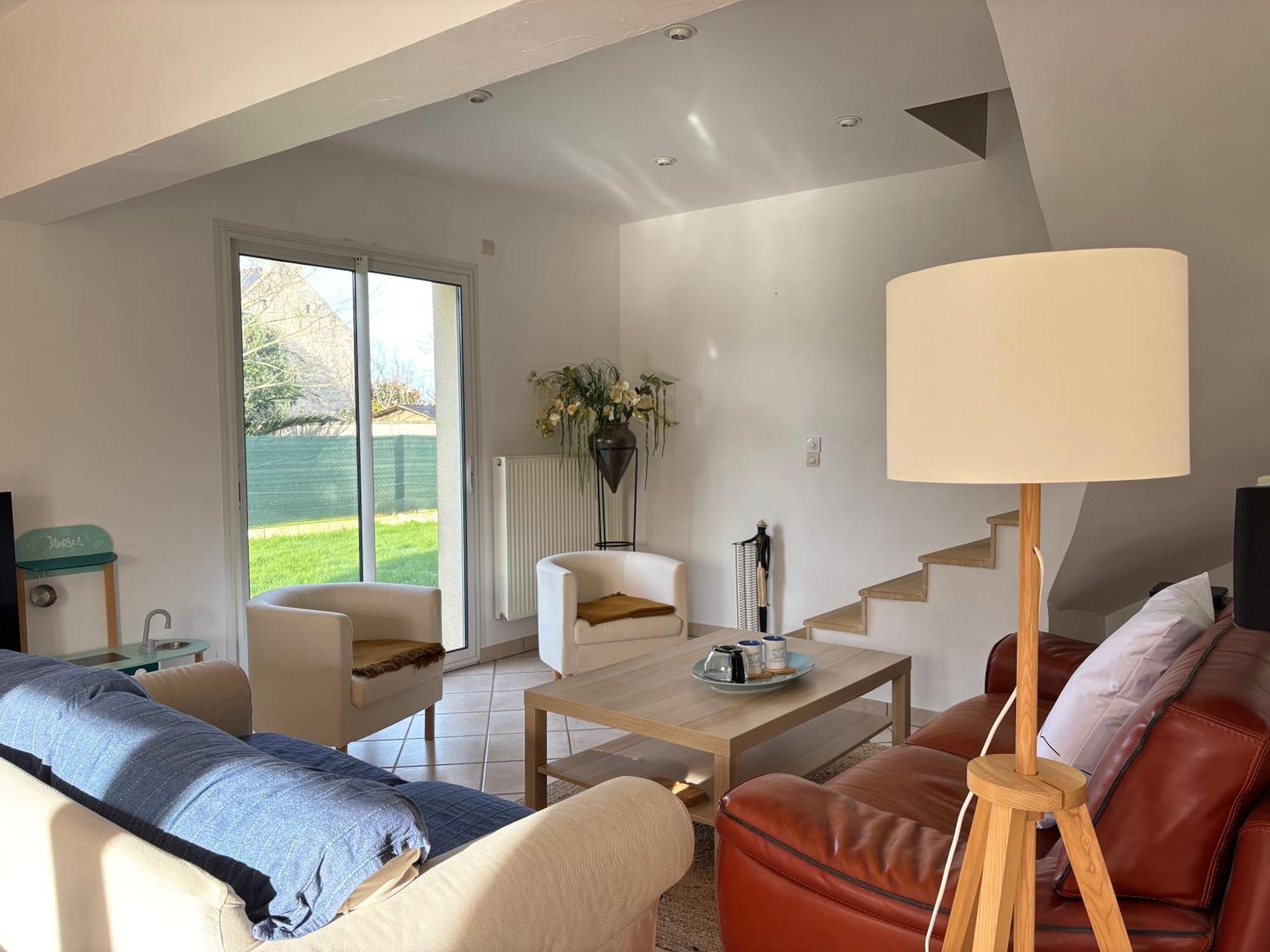 Maison avec grand jardin et belle terrasse 2 kms de la plage près Omaha Beach et Arromanches - table ping pong Tracy-sur-Mer Extérieur photo